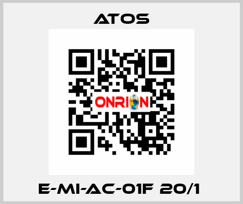 E-MI-AC-01F 20/1  Atos