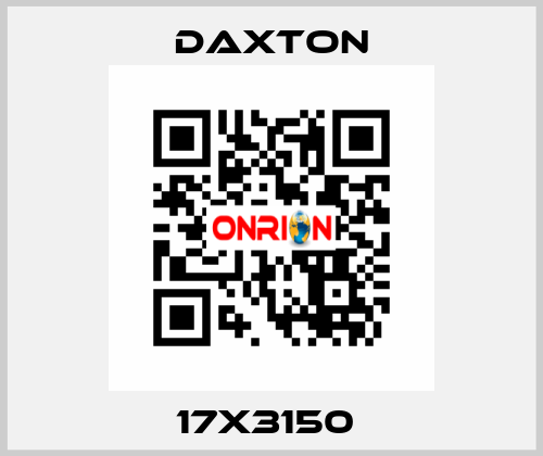 17X3150  DAXTON