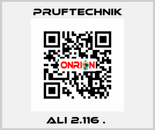 ALI 2.116 .  Pruftechnik