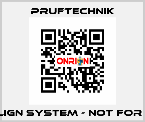 PARALIGN system - not for sale   Pruftechnik