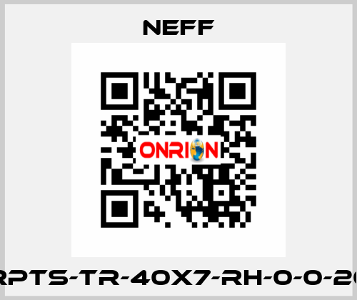 TGS-RPTS-Tr-40x7-RH-0-0-2000-0 Neff