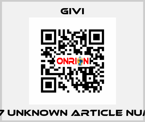 UT807 unknown article number  Givi