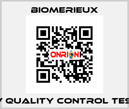 QCV quality control test     Biomerieux