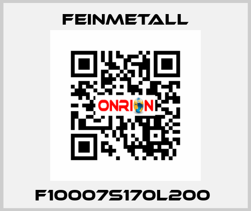 F10007S170L200  FEINMETALL