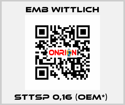 STTsp 0,16 (OEM*)  EMB Wittlich