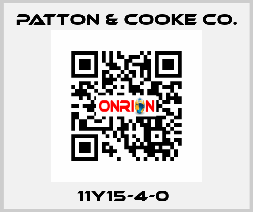 11Y15-4-0  Patton & Cooke Co.