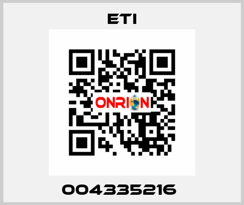 004335216  Eti