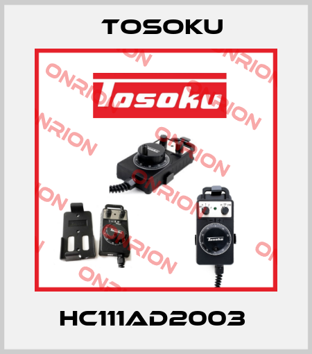 HC111AD2003  TOSOKU
