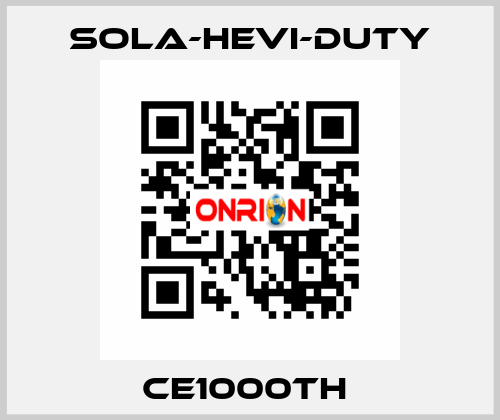 CE1000TH  Sola-Hevi-Duty