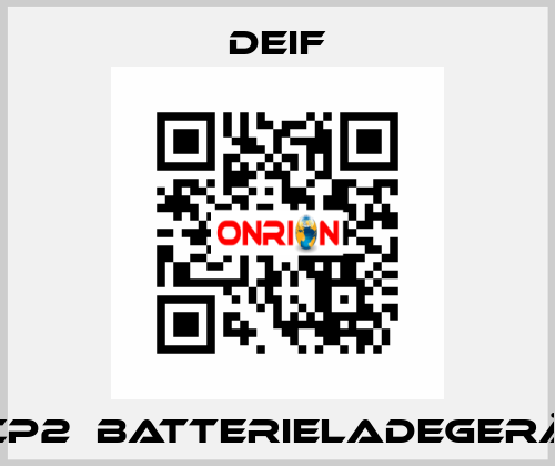 DCP2  Batterieladegerät  Deif