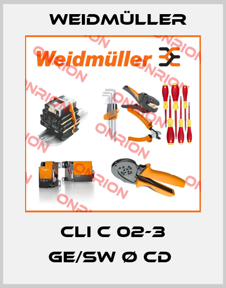 CLI C 02-3 GE/SW Ø CD  Weidmüller