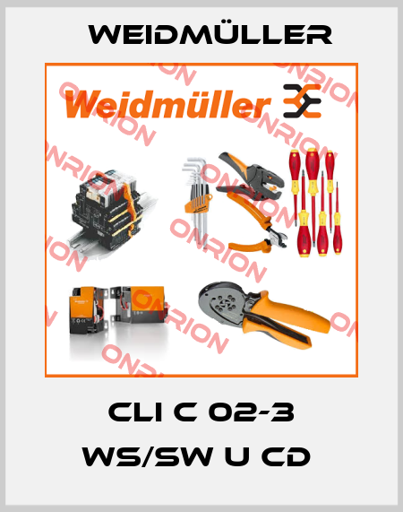 CLI C 02-3 WS/SW U CD  Weidmüller