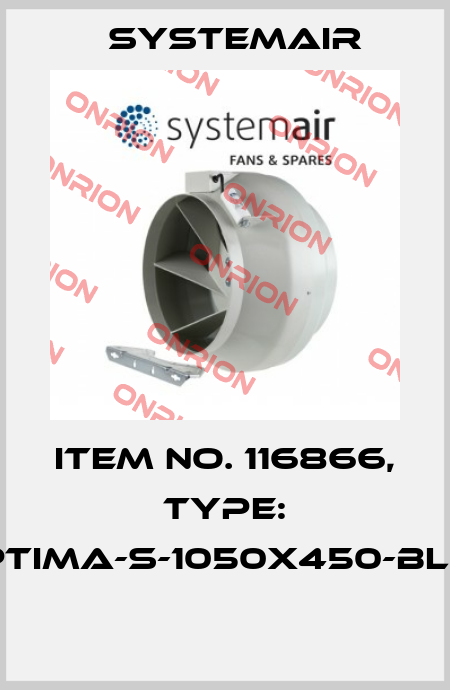 Item No. 116866, Type: OPTIMA-S-1050x450-BLC4  Systemair