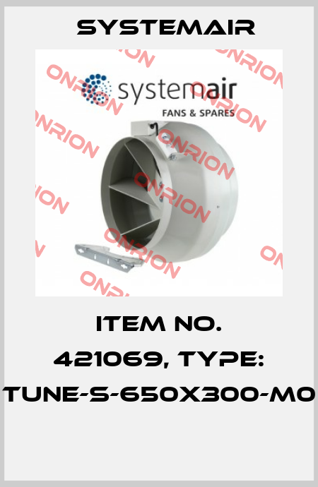 Item No. 421069, Type: TUNE-S-650x300-M0  Systemair