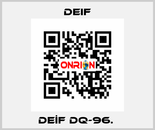 DEİF DQ-96.  Deif