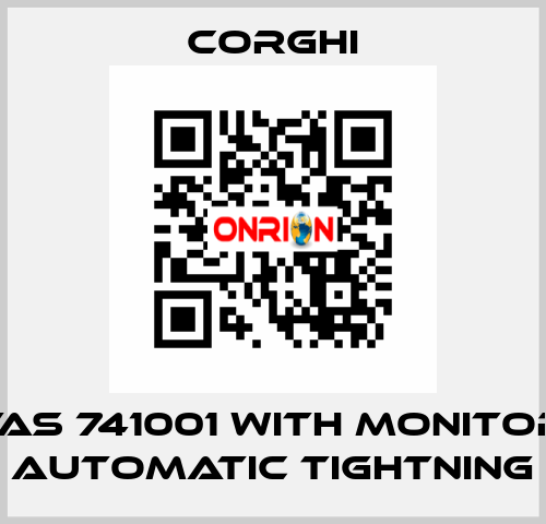 VAS 741001 with monitor, automatic tightning Corghi