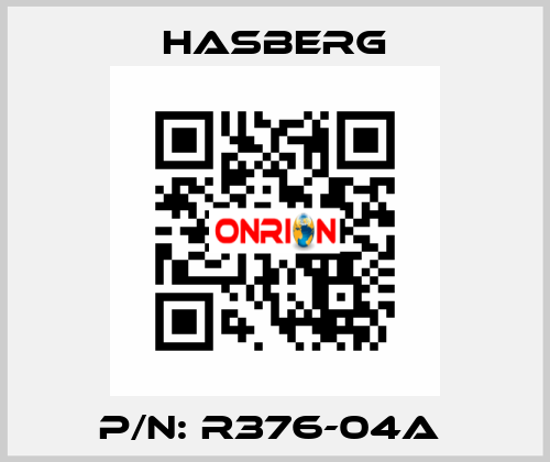 P/N: R376-04A  Hasberg