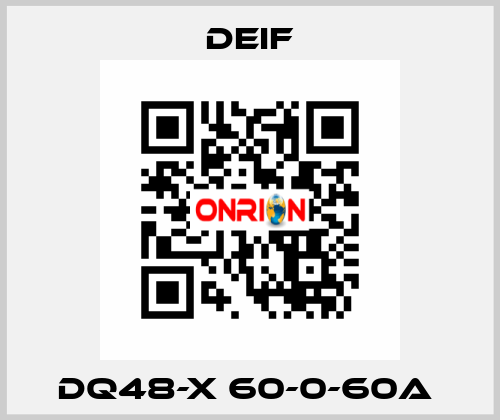 DQ48-X 60-0-60A  Deif