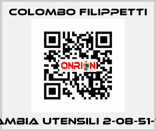 CAMBIA UTENSILI 2-08-51-10  Colombo Filippetti