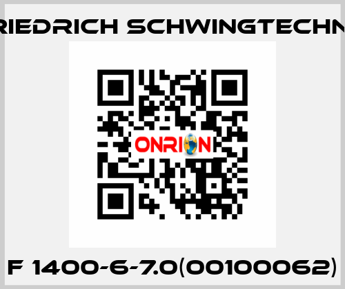 F 1400-6-7.0(00100062) Friedrich Schwingtechnik