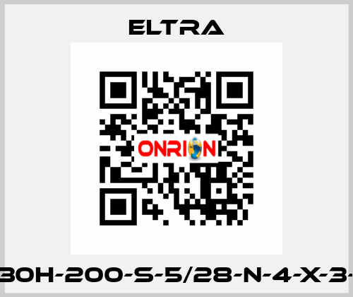 ER-30H-200-S-5/28-N-4-X-3-PA  Eltra