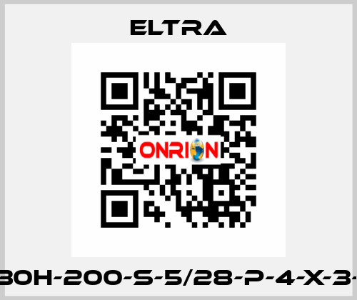 ER-30H-200-S-5/28-P-4-X-3-PR  Eltra