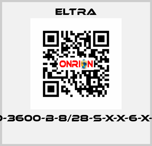 EA-63D-3600-B-8/28-S-X-X-6-X-6-PC-A  Eltra