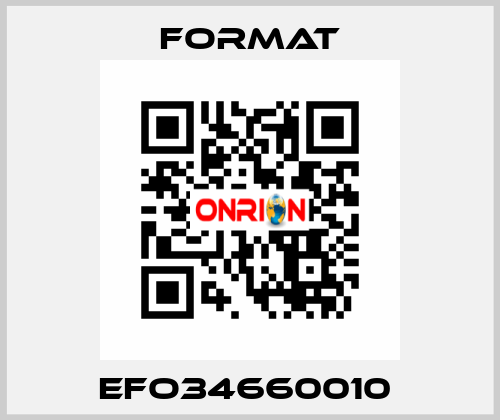 EFO34660010  Format