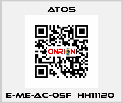 E-ME-AC-05F  HH11120  Atos