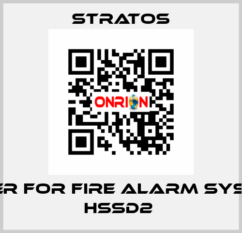 FILTER FOR FIRE ALARM SYSTEM HSSD2  Stratos