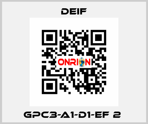 GPC3-A1-D1-EF 2  Deif