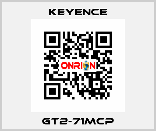 GT2-71MCP Keyence