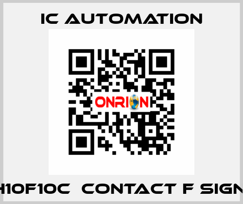 H10F10C  Contact F sign  ic automation