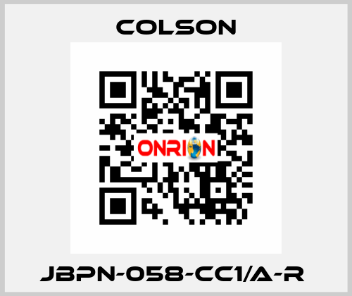 JBPN-058-CC1/A-R  Colson