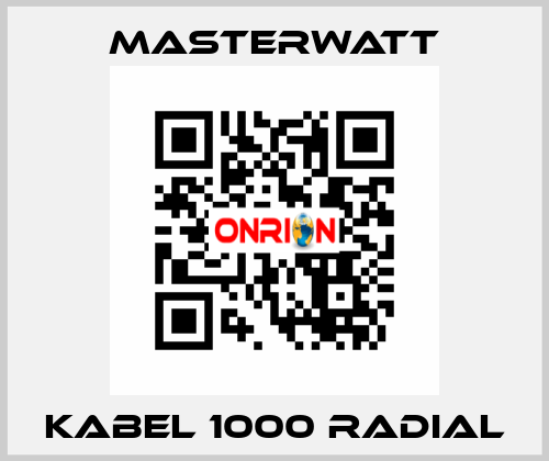 Kabel 1000 radial Masterwatt