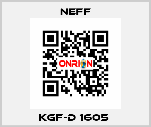 KGF-D 1605  Neff