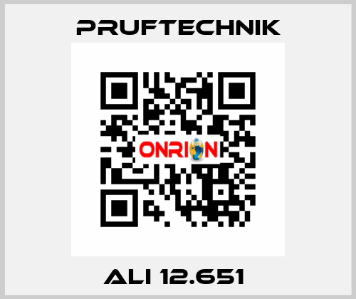 ALI 12.651  Pruftechnik