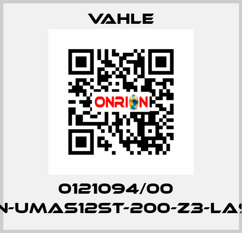 0121094/00    MN-UMAS12ST-200-Z3-LA90  Vahle