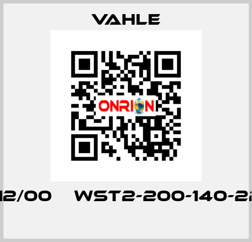 0316912/00    WST2-200-140-225-P-K  Vahle