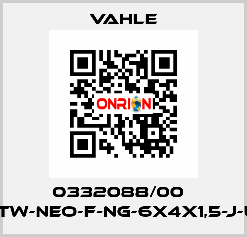 0332088/00    LT-LTW-NEO-F-NG-6x4x1,5-J-UL-K  Vahle