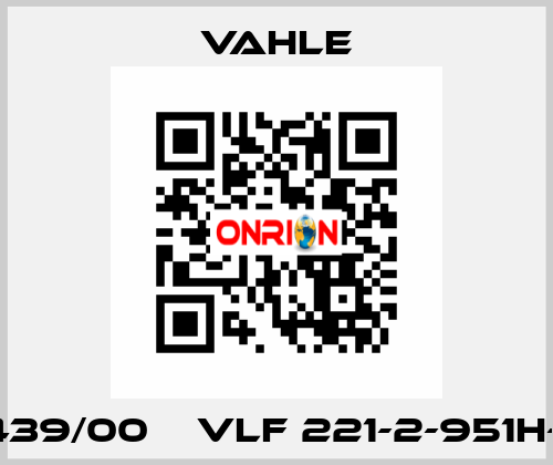 0901439/00    VLF 221-2-951H-4-60  Vahle