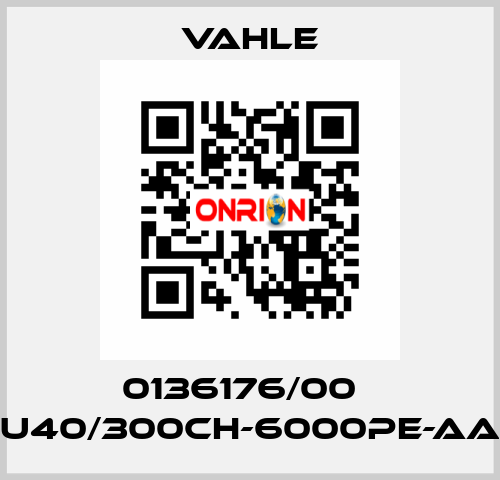 0136176/00    U40/300CH-6000PE-AA  Vahle