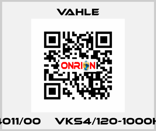 0154011/00    VKS4/120-1000HSA  Vahle