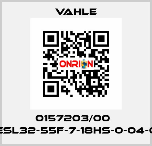 0157203/00    SA-KESL32-55F-7-18HS-0-04-08-08  Vahle