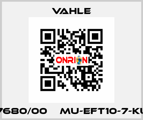 0167680/00    MU-EFT10-7-KUFU  Vahle