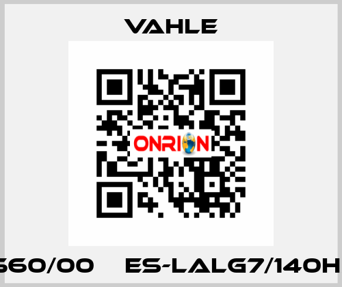 0180560/00    ES-LALG7/140HS-L-2  Vahle