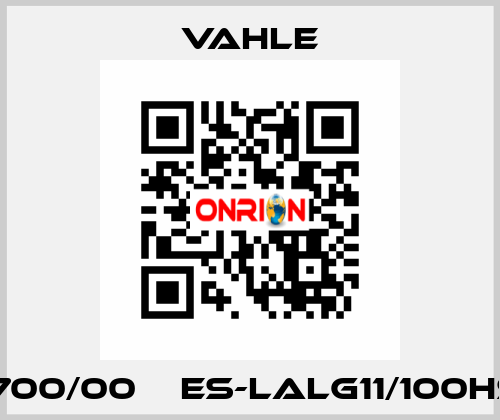 0180700/00    ES-LALG11/100HS-L-2  Vahle