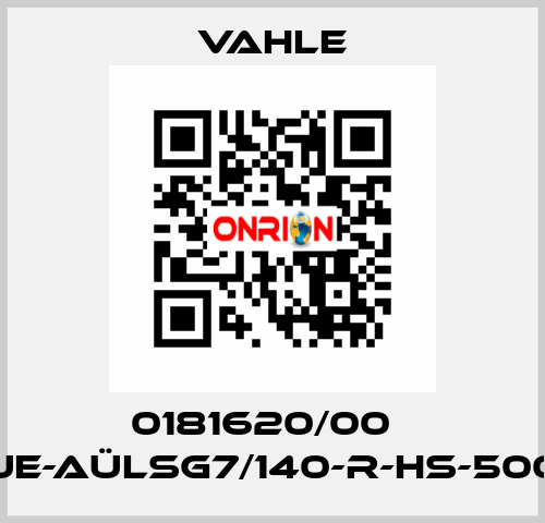 0181620/00    UE-AÜLSG7/140-R-HS-500  Vahle