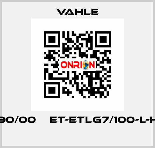 0182090/00    ET-ETLG7/100-L-HS-500  Vahle