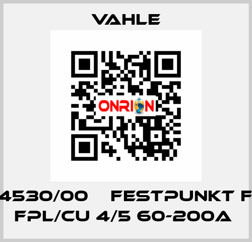 0194530/00    FESTPUNKT F. CU FPL/CU 4/5 60-200A  Vahle